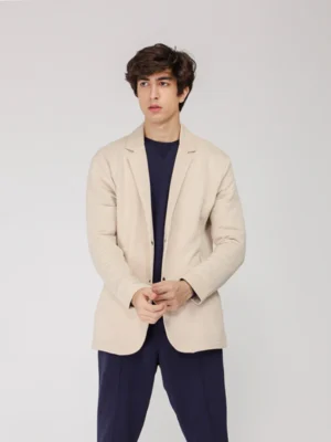 Men’s Classic Beige Blazer Jacket