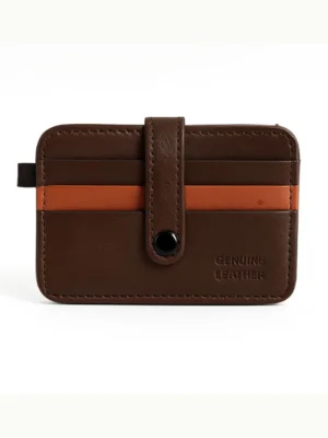 Genuine Leather Card Holder Wallet for Men – Slim Minimalist Design