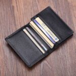 Genuine Leather Slim Card Wallet for Men