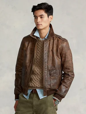 Men’s Brown Vintage Leather Jacket
